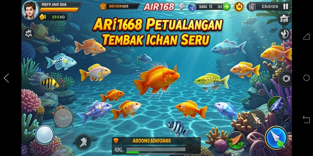 Tampilan menarik dari gameplay Tembak Ikan di AIR168.